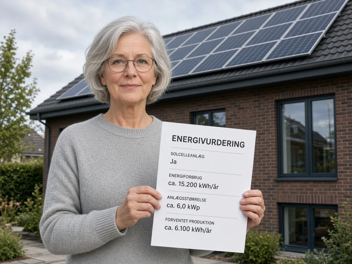 Boligejer med energivurdering til solcelleanlæg